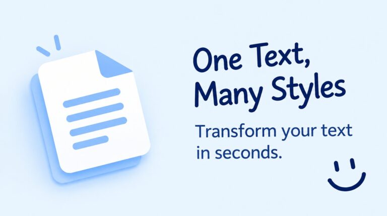 One Text Many Styles